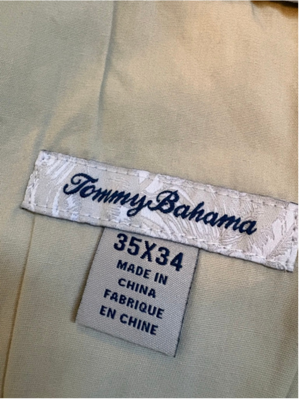 Tommy Bahama Men's White Jeans 35x34 EUC Straight Leg White - Picture 6 of 12